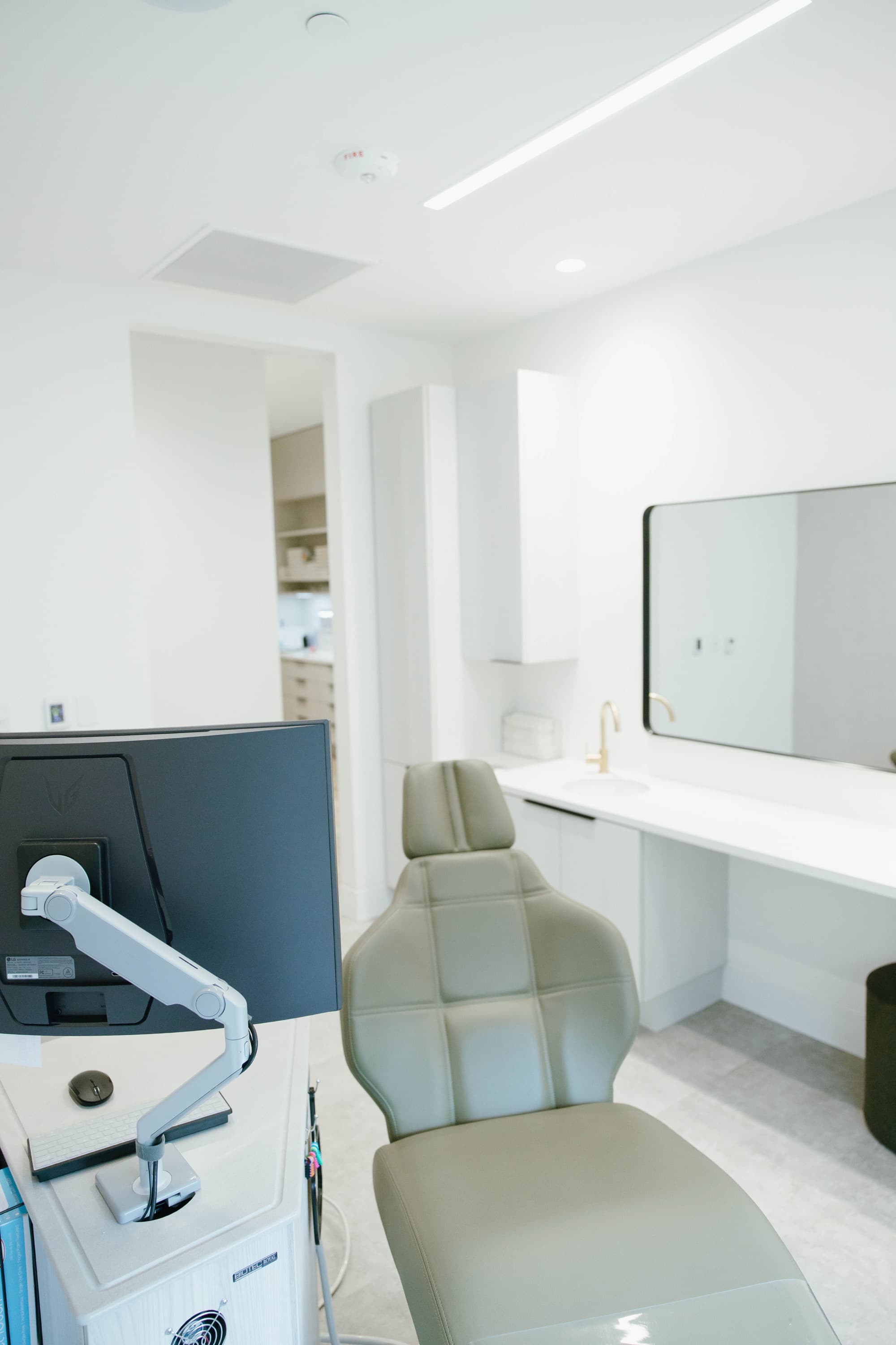 Modern treatment room at Kunik Orthodontics